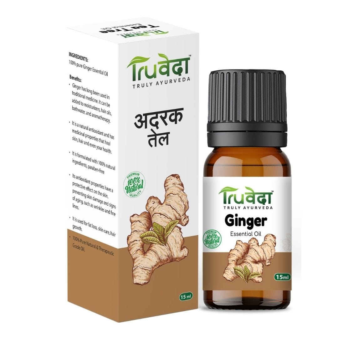 100% Organic Ginger Essential Oil: Pain Relief, Hair Growth, Skin Care -  Gyalabs