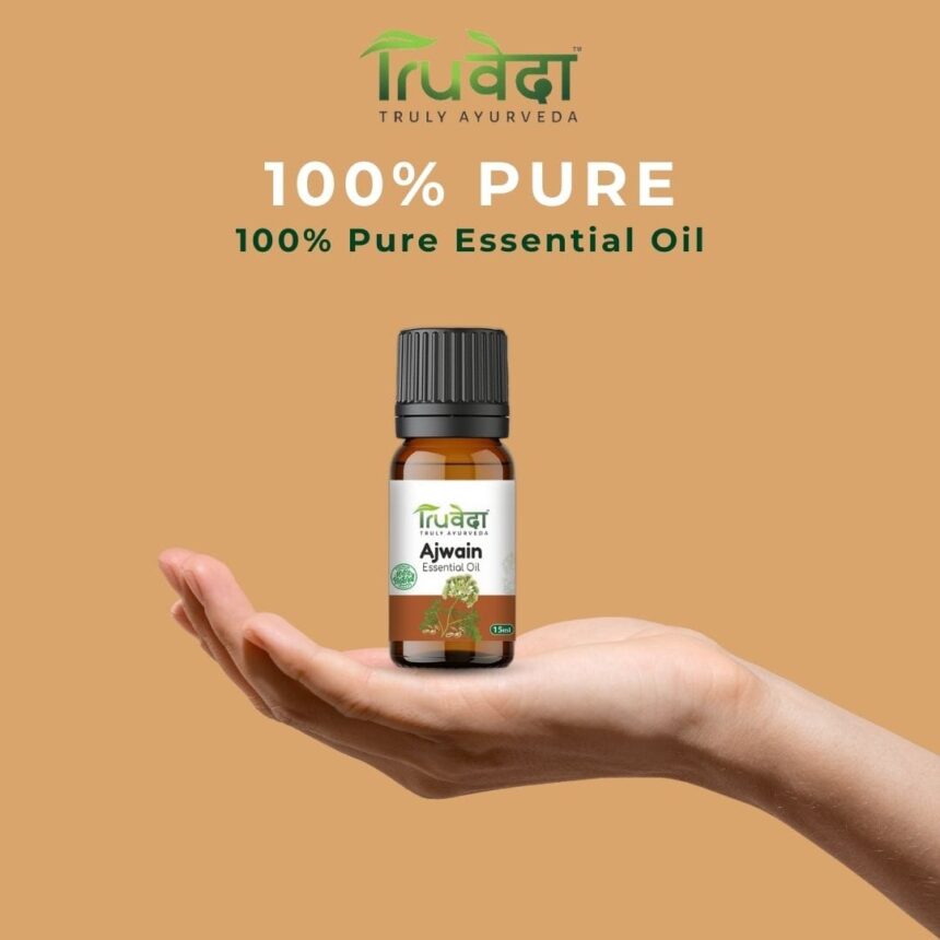 Buy Ajwain Essential Oil Online for Hair, Cold, and Joint Pain Truveda