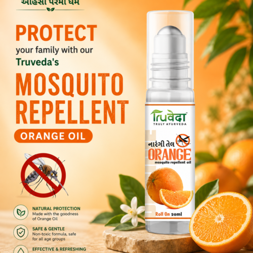TruVeda Santra (Orange) Oil – Natural Mosquito Repellent